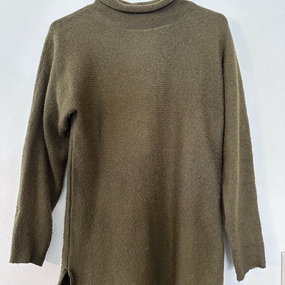 Banana Republic Olive Turtleneck Sweater